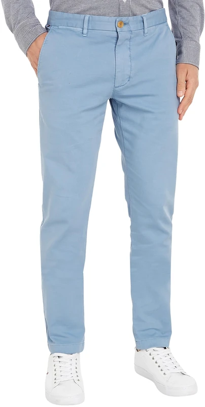 Tommy Hilfiger Men's Trousers Bleecker Chino, Blue (Southern Sky), 32W / 29L