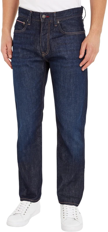 Tommy Hilfiger Men's Regular Mercer Str Emperial Ind Mw0mw32075 Denim Pants, Denim (Imperial Indigo), 38W / 34L - Image 1