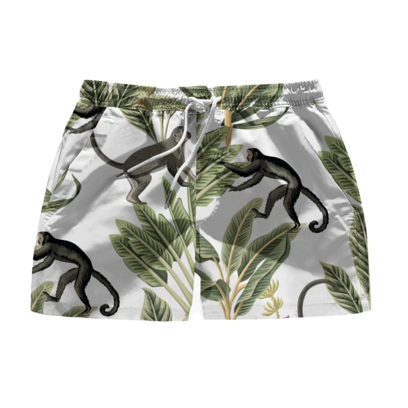 Averie Men's Ezra Board Shorts, Weiß, XL