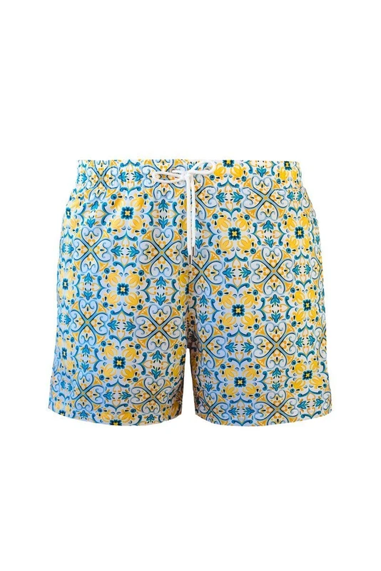 Averie Men's Santiago Board Shorts, Weiß, S