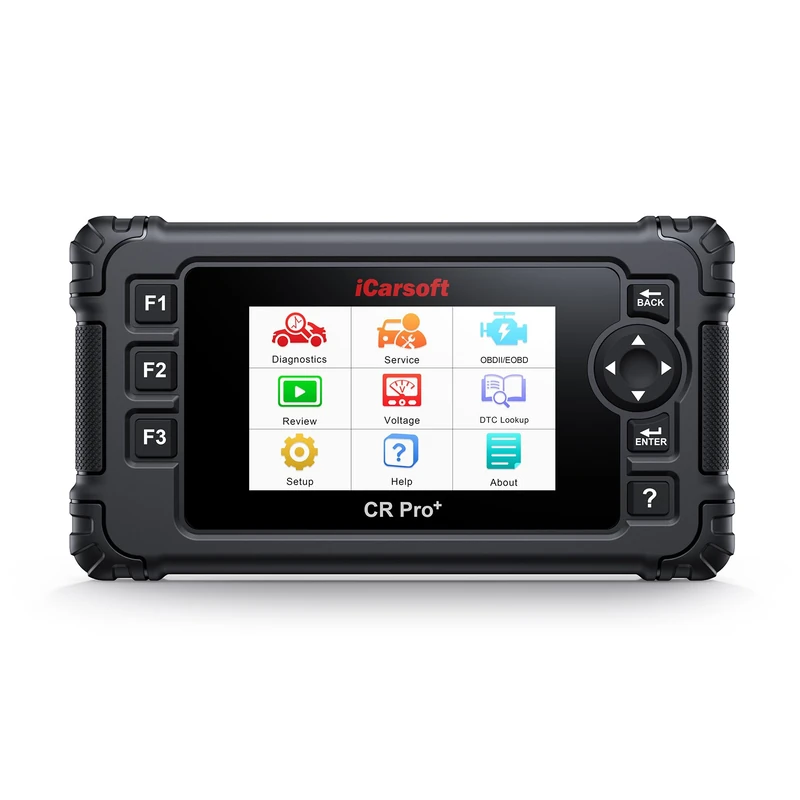iCarsoft CR Pro+ | Outil Diagnostic Automobile Multimarques OBD2 | Lecture et effacements codes défauts | Reset FAP | Codage Injecteurs | Purge ABS et autres fonctions