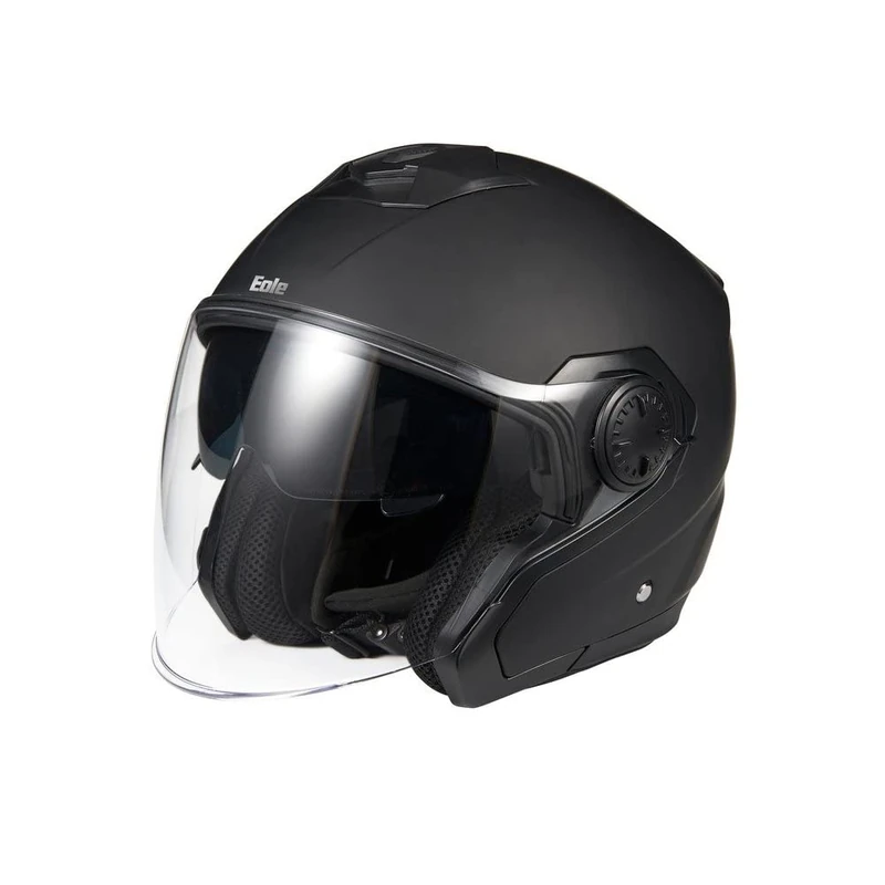 Eole Jet Helmet DS TULSA Black, Size XXL (61 cm)