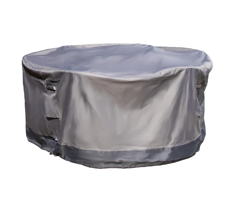 Maypole Quality Garden Furniture Covers, Fits 6 Seater Round Table And Chairs. Cover Dimensions Are 215 Cm Diameter X 90 Cm Height