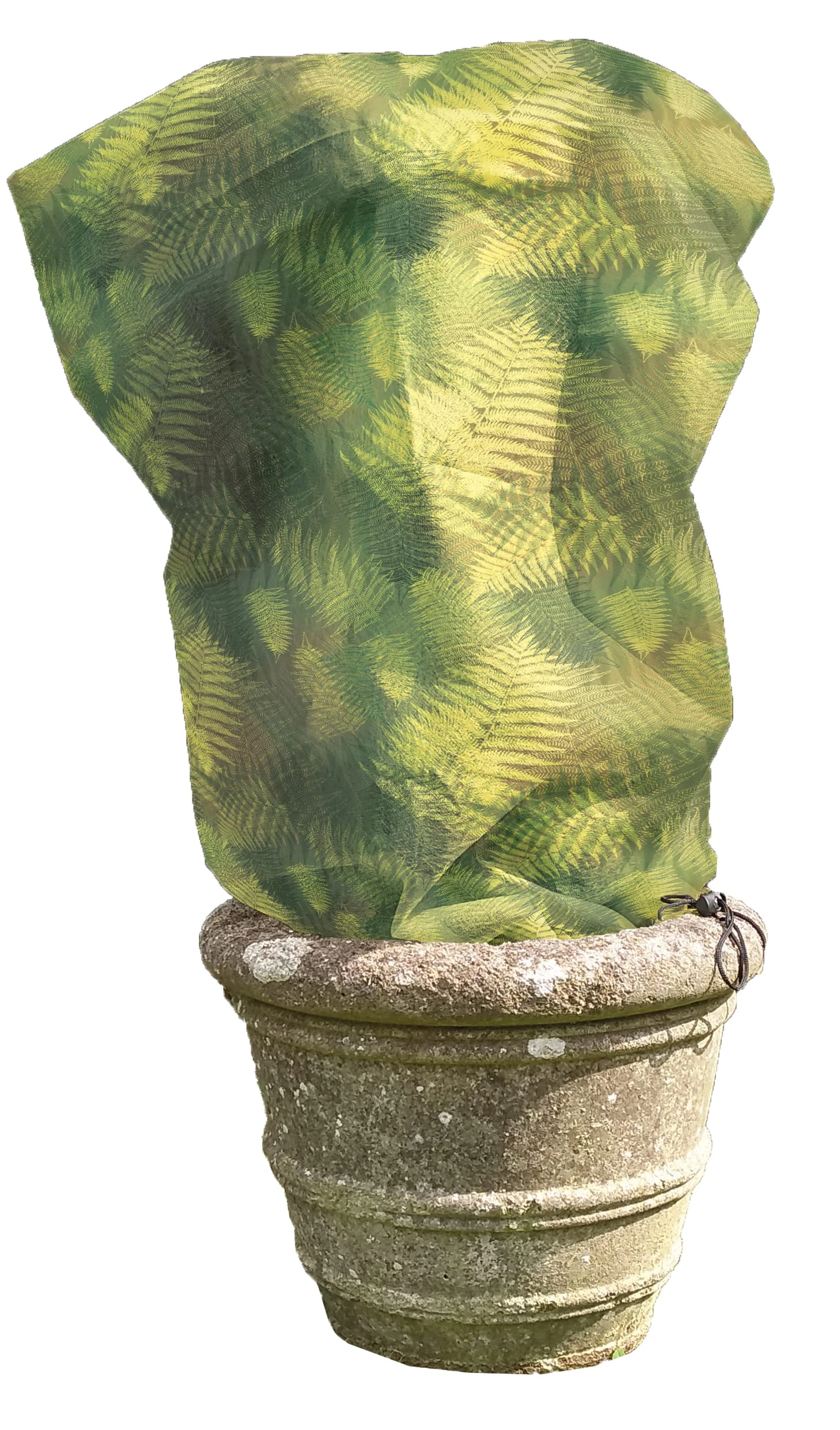 Haxnicks 4x Small Green Fern Fleece Jackets | Garden Fleece Bags | Easy To Use Winter Plant Frost And Wind Protection | Lemon Trees Bushes Exotic Plants| Pack Of 4, 60cm x 80cm | Fleece140101