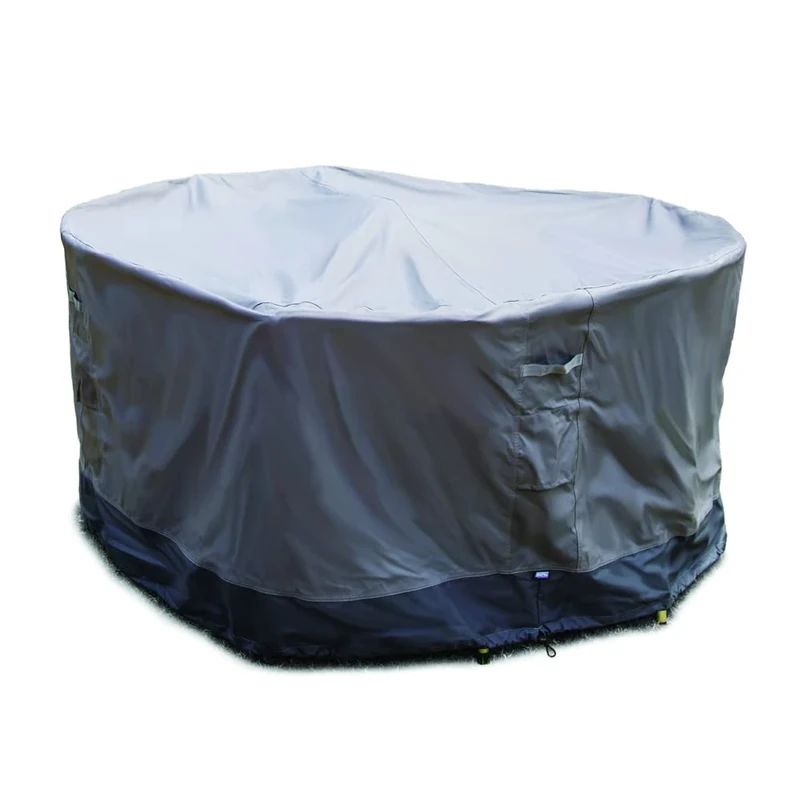 Quality Garden Furniture Covers, Fits 4 Seater Round Table And Chairs. Cover Dimensions Are 195 Cm Diameter X 90 Cm Height - Image 1
