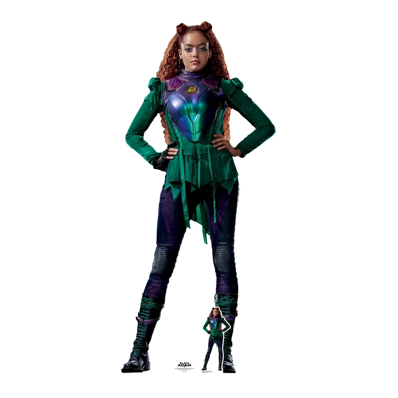 Star Cutouts Cyclone Quintessa Swindell Black Adam Lifesize Cardboard Cutout with Mini – DC Movie Party Decoration & Fan Display