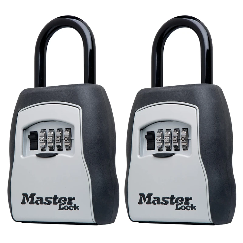 Master Lock 5400EC2 Box with Combination Lock, Black and Grey