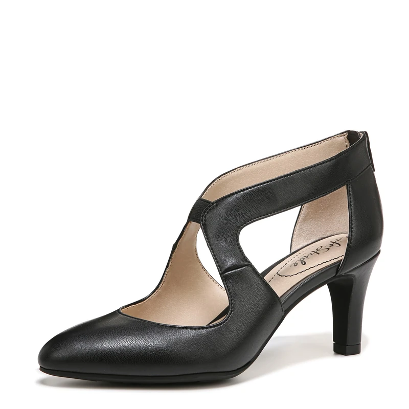 LifeStride Women's Giovanna 2 Pump, Black Smooth, 4 UK - Image 1