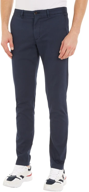 Tommy Hilfiger Men's Trousers Bleecker Chino, Blue (Desert Sky), 38W / 34L