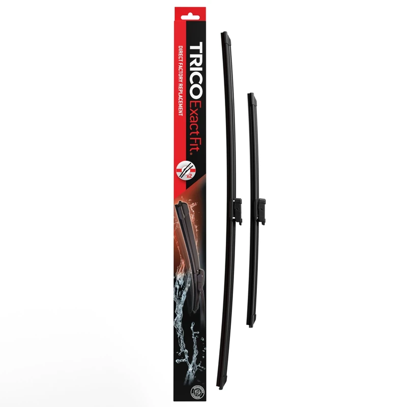 Trico Exact Fit Wipers - Beam Blade | Length:600/580MM | Set of Front Wipers for BMW: 5 Series E60, E 63, Touring E61 & 6 Series Convertible E64 | Alpina B5 E61 & E60, B6 E64 & E63