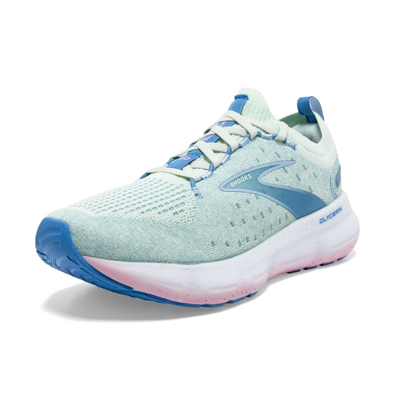 BROOKS 1203721B409 Glycerin StealthFit 20 Women Blue Glass/Marina/Open Air UK 7