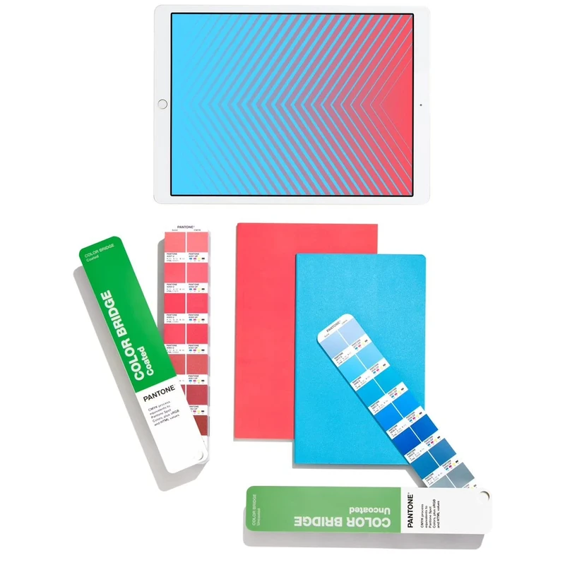 Pantone Color Bridge Guide Set - Coated & Uncoated | Ultimate Guide for Converting Spot Color to CMYK, HTML, and RGB Equivalents | GP6102B
