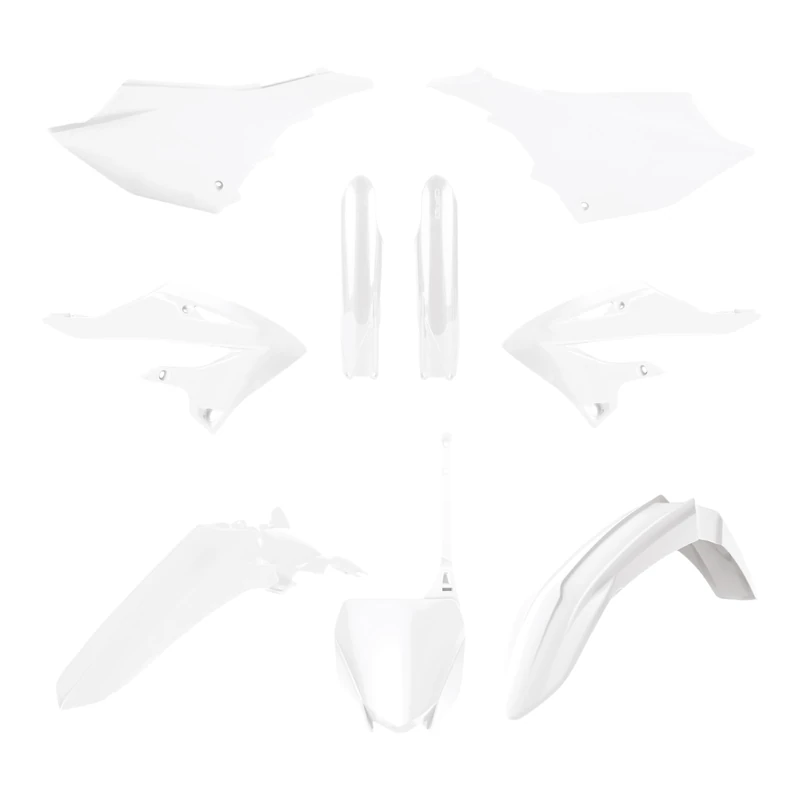 POLISPORT 91128 - Polisport MX Plastic Replica Kit for those looking for OEM quality for Yamaha motorcycles in white