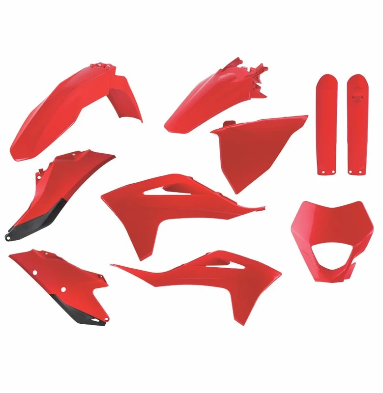 POLISPORT 91116 - Polisport MX Plastic Replica Kit for those looking for OEM Quality for Gas Gas Motorcycles in Red