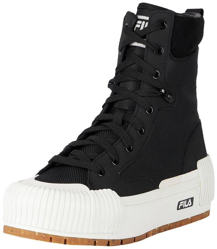 FILA Women's Cityblock High Platform Wmn Fashion Boot, Black, 5.5 UK
