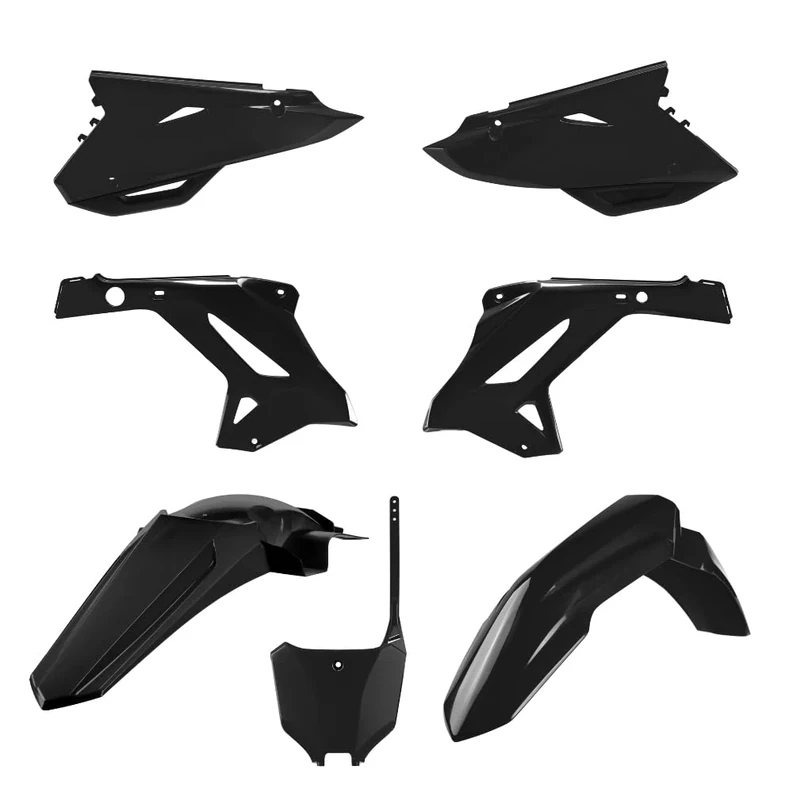 POLISPORT 91311 - Polisport MX Restyling Replica Kit for those looking for OEM Quality for Honda Motorcycles in Black