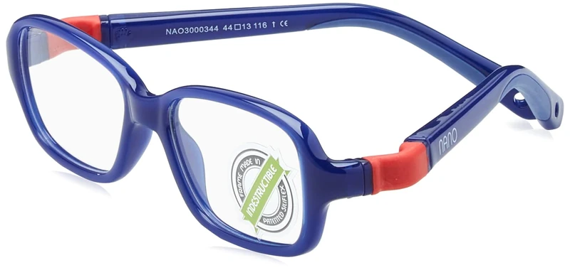 NANOVISTA Unisex Kids REPLAY 3.0 Sunglasses, MARINO CRISTAL/ROJO, 44