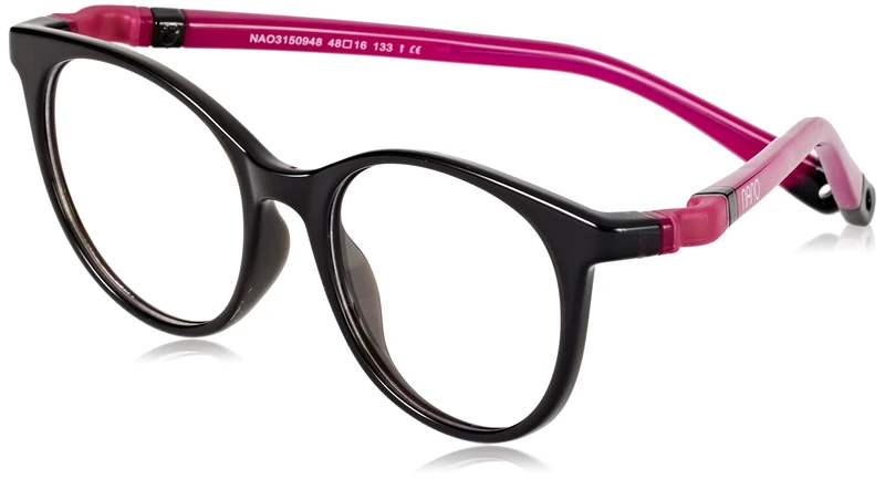 NANOVISTA Unisex Kids GLITCH 3.0 Sunglasses, Black CRISTAL/FRAMBUESA, 52