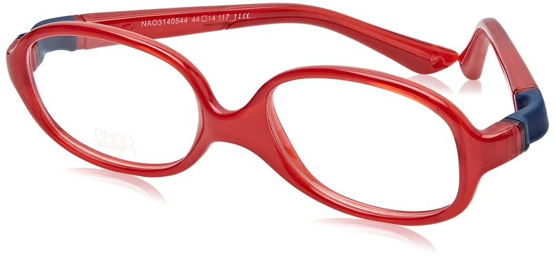 NANOVISTA Unisex Kids CLIPPING 3.0 Sunglasses, ROJO CRISTAL/MARINO, 46