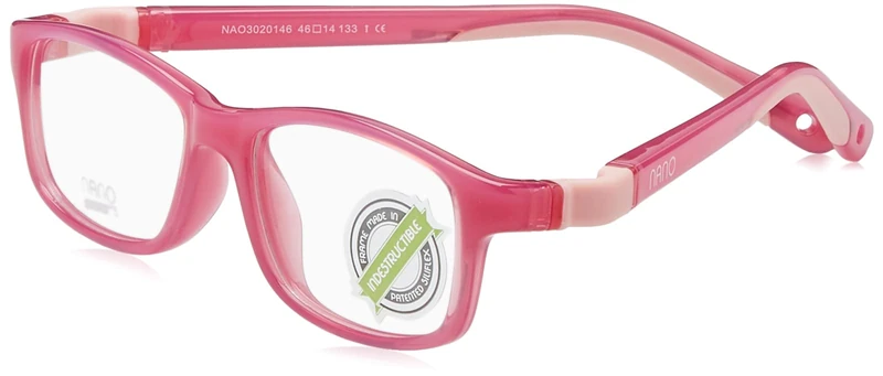 NANOVISTA Unisex Kids CREW 3.0 Sunglasses, ROSA CRISTAL/ROSA, 46