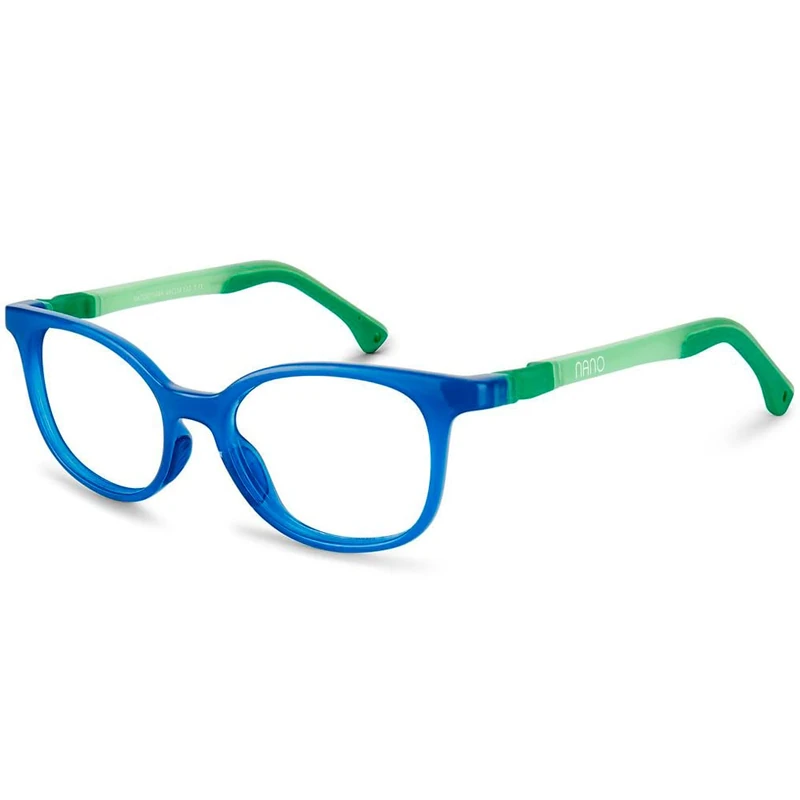 NANOVISTA Unisex Kids PIXEL 3.0 Sunglasses, AZUL CRISTAL/VERDE GLOW, 46