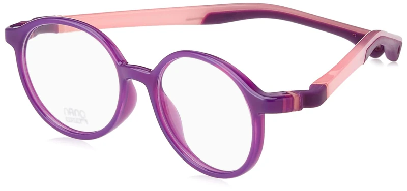 NANOVISTA Unisex Kids FLICKER 3.0 Sunglasses, PÚRPURA CRISTAL/ROSA GLOW, 46