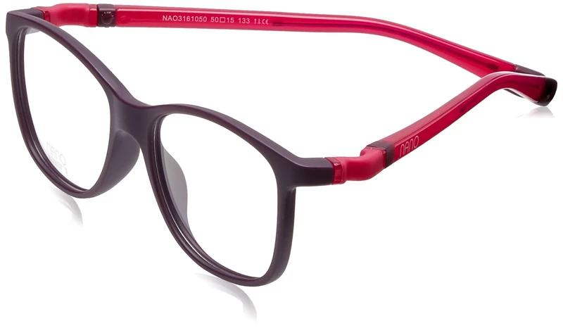 NANOVISTA Unisex Kids QUEST 3.0 Sunglasses, FRAMBUESA OSCURO MATE/MAGENTA, 52