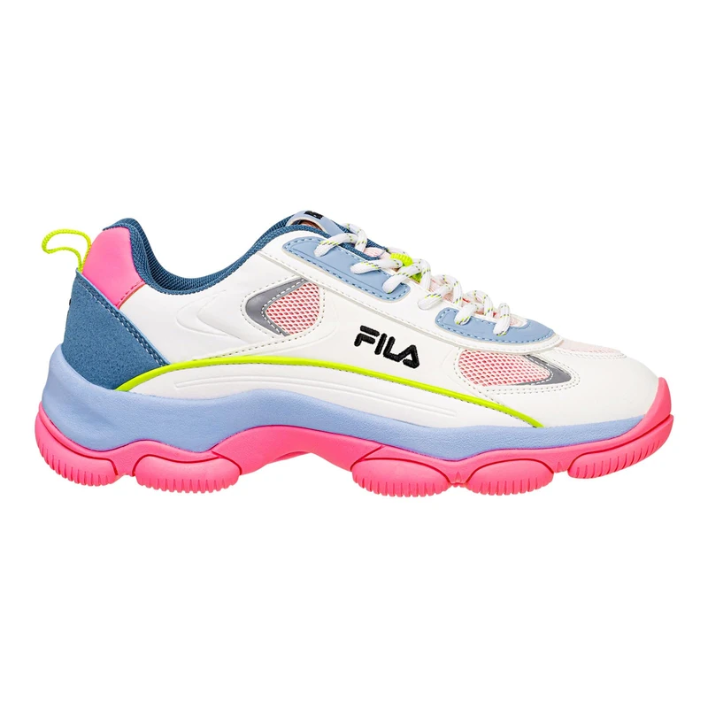 FILA Women's Strada Lucid Wmn Trainers, Multicoloured White Kentucky Blue, 5.5 UK