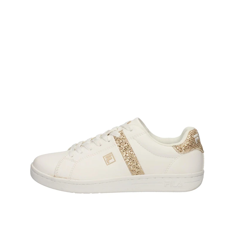 FILA Women's Crosscourt 2 F Wmn Trainers, White Gold, 4 UK - Image 1