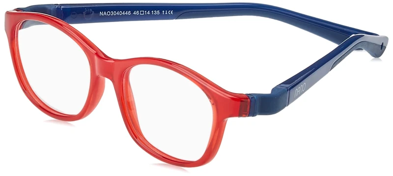 NANOVISTA Unisex Kids CAMPER 3.0 Sunglasses, ROJO OSCURO CRISTAL/MARINO, 48