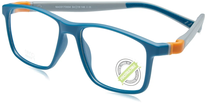 NANO OPTICAL GAFAS FANBOY 3.0_ +16 AÑOS C: AZUL MATE/GRIS/NARANJA/54x16x148 - Image 1