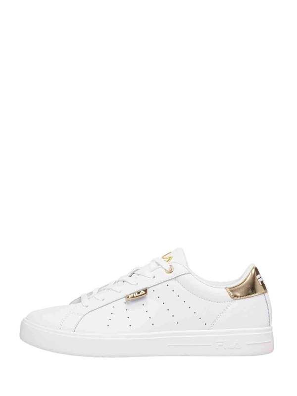 FILA Women's Lusso F Wmn Trainers, White Gold, 8 UK