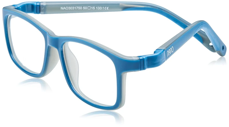 NANOVISTA Unisex Kids FANGAME 3.0 Sunglasses, BICOLOR AZUL MATE/GRIS, 52