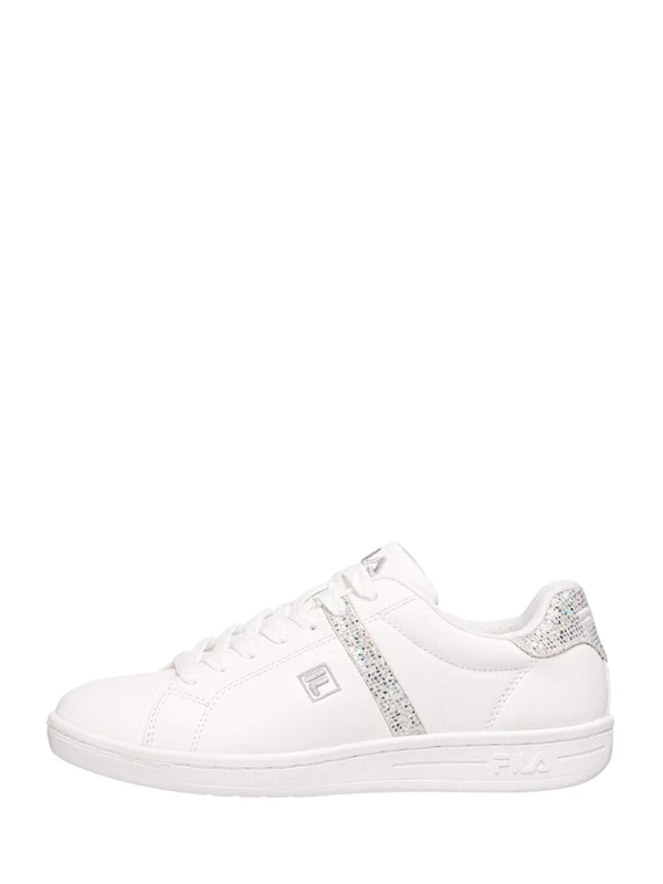 FILA Crosscourt 2 F Wmn Women's Trainers, White Silver, 3 UK