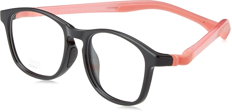 NANOVISTA Unisex Kids POWER UP 3.0 Sunglasses, Black/ROSA GLOW, 50