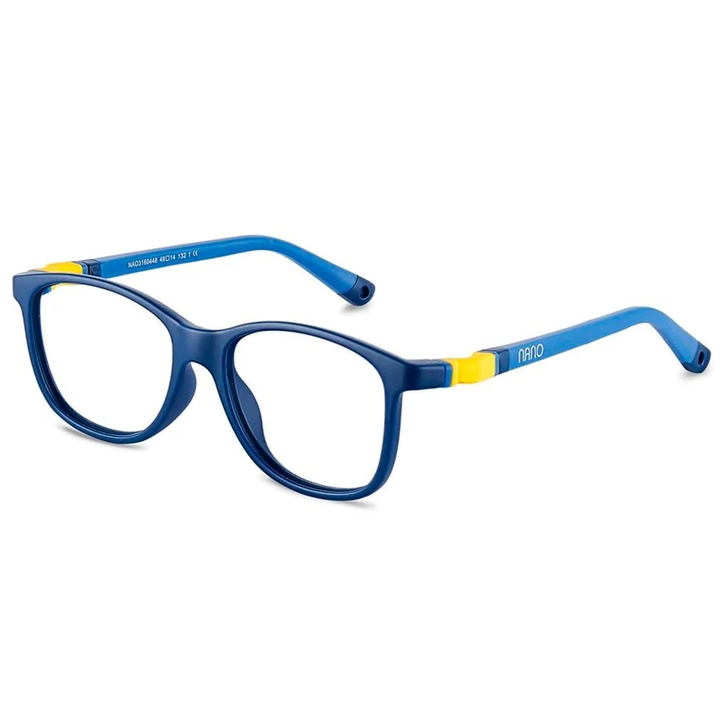 NANOVISTA Unisex Kids QUEST 3.0 Sunglasses, MARINO MATE/ZUL/AMARILLO, 48
