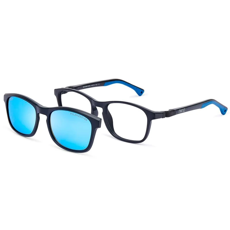 GAFAS NANO CLIP - POWER UP SC 3.0_8-12 AÑOS C: NEGRO MATE/AZUL/48x15x132