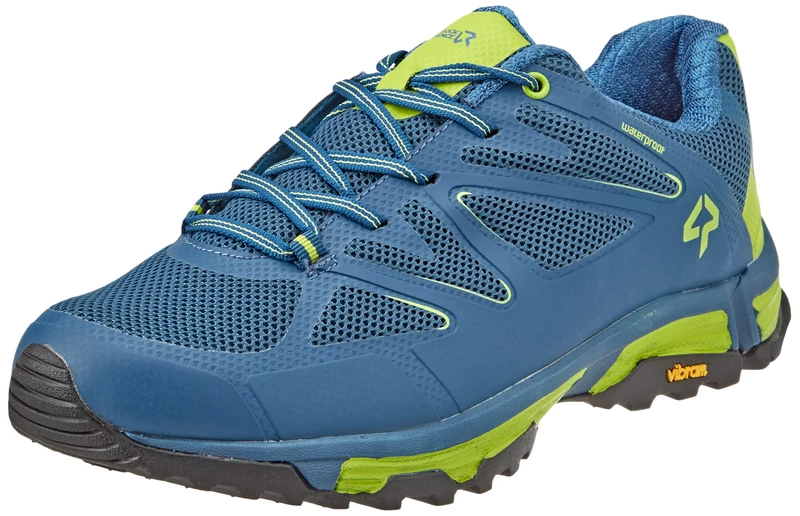 ROCK EXPERIENCE REUF00211 Skorpion Hiking Unisex 1484 Moroccan Blue+ 1766 Lime Green UK 9.5