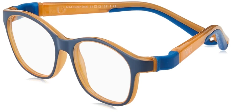 NANOVISTA Unisex Kids CAMPER 3.0 Sunglasses, BICOLOR MARINO MATE/NARANJA GLOW, 44