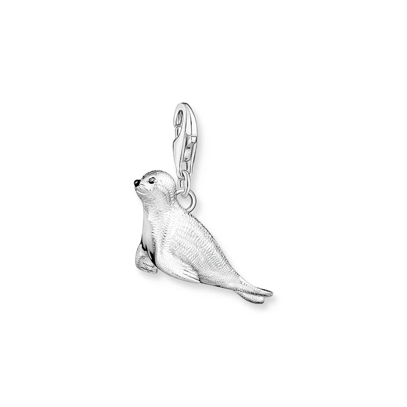 Thomas Sabo 1912-041-14 Sea Seal Charm Pendant in 925 Sterling Silver