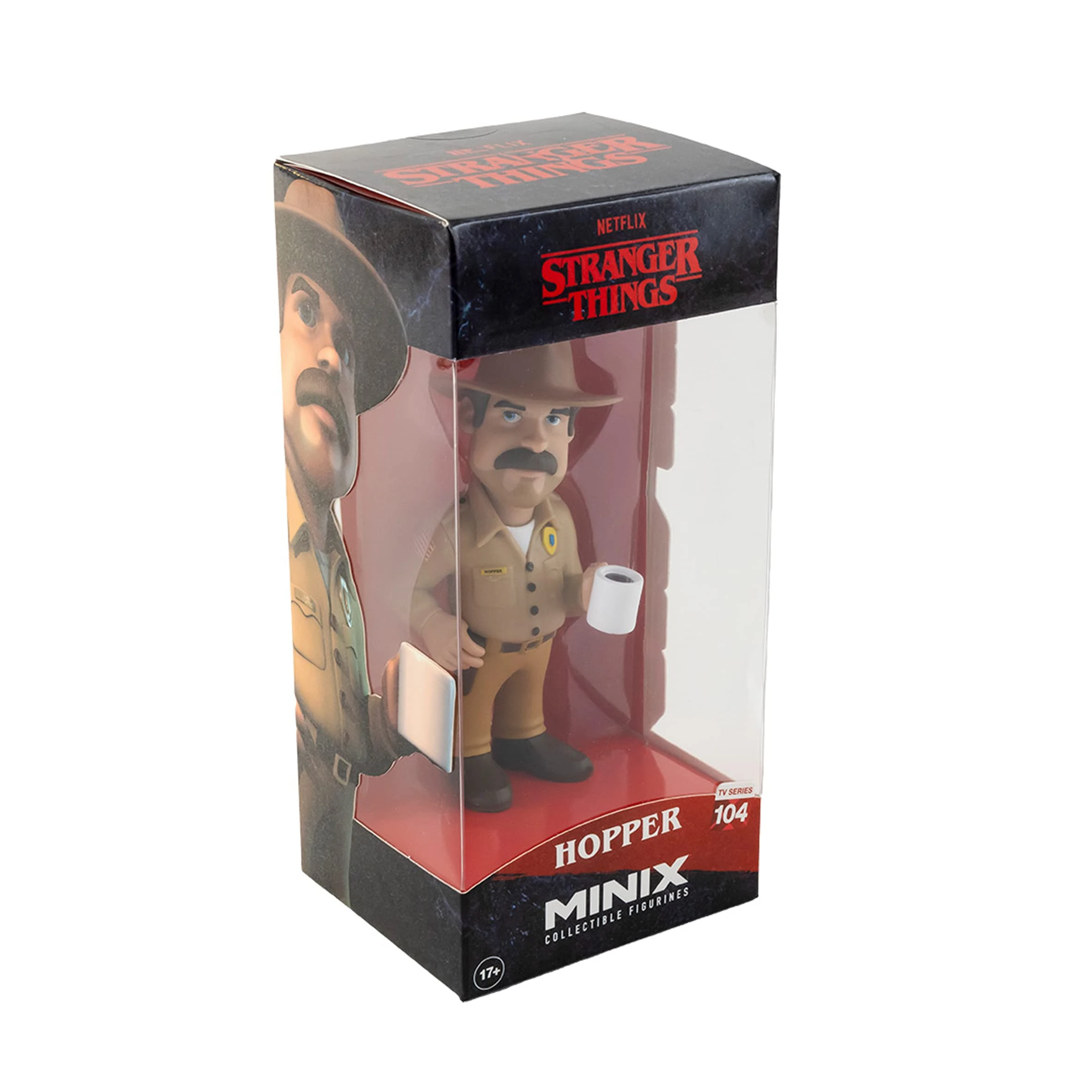 MINIX Bandai Stranger Things Hopper Model | Collectable Hopper Stranger Things Figure | Bandai Stranger Things Merchandise Range | Stranger Things Figures Make Great Stranger Things Gifts
