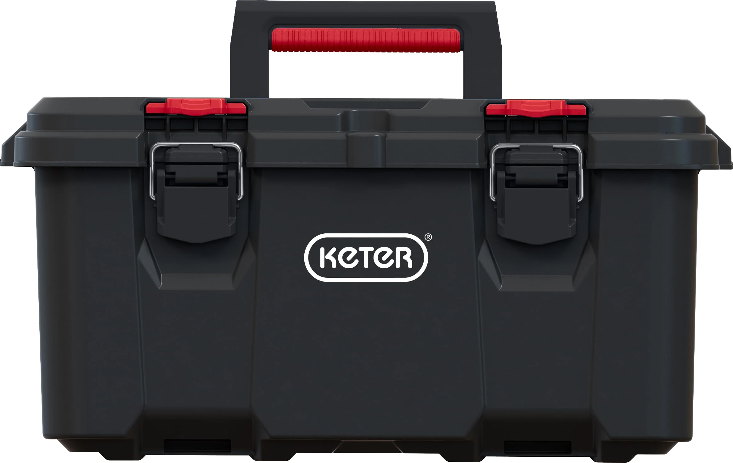 Keter Stack n' Roll Modular DIY Toolbox, Stackable, Lightweight, Durable, Water Resistant, Black