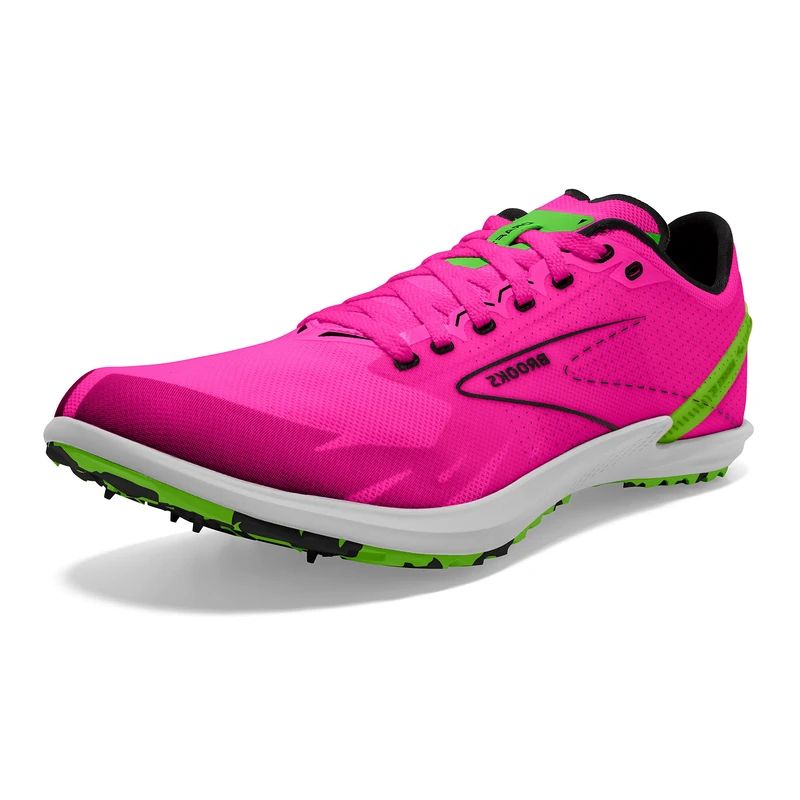BROOKS 1000381D661 Draft XC Spikeless Men Pink Glo/Green/Black UK 10