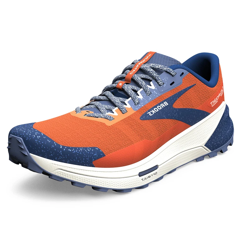BROOKS 1103991D837 Catamount 2 Sneaker Male Firecracker/Navy/Blue UK 9