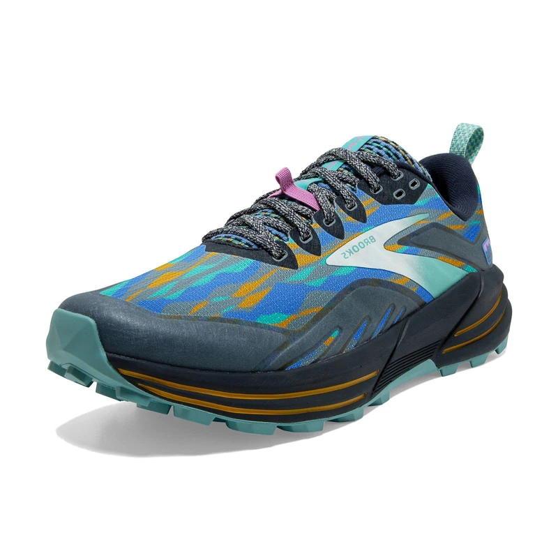 BROOKS 1203631B427 Cascadia 16 Sneaker Female Eclipse/Marina/Chalk UK 4.5