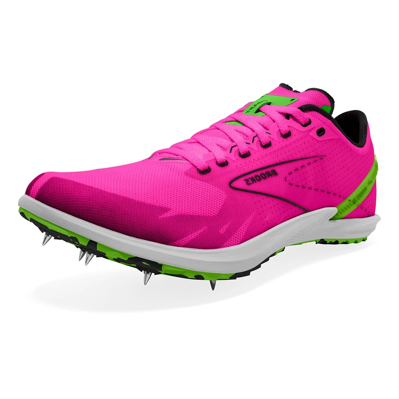 BROOKS 1000391D661 Draft XC Men Pink Glo/Green/Black UK 7.5