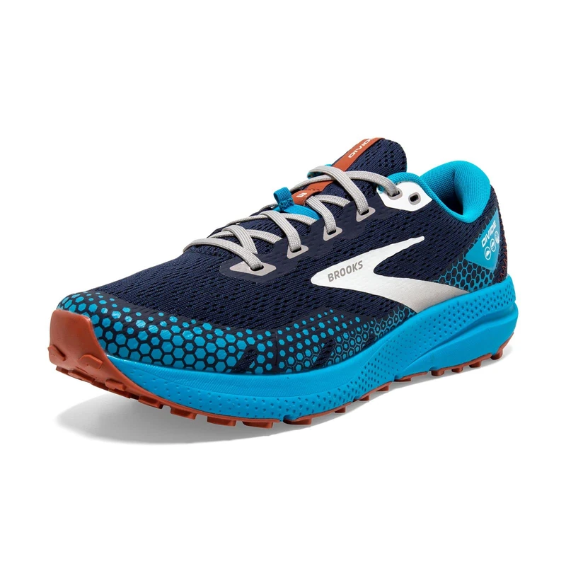 BROOKS 1103811D490 Divide 3 Sneaker Male Peacoat/Atomic Blue/Rooibos UK 11 - Image 1