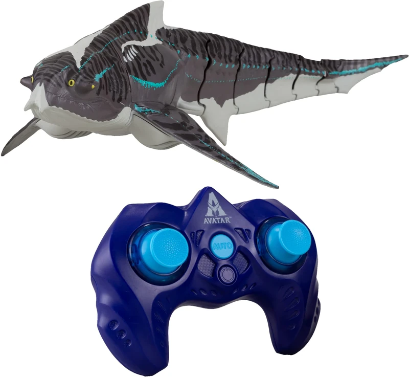 McFarlane Toys, Disney Avatar, World of Pandora Full Function Remote Control Akula Avatar Movie Action Figure, Disney Toys Collectible Figure with 2 Auto Teaching Modes - Ages 12+, One Size, 16411