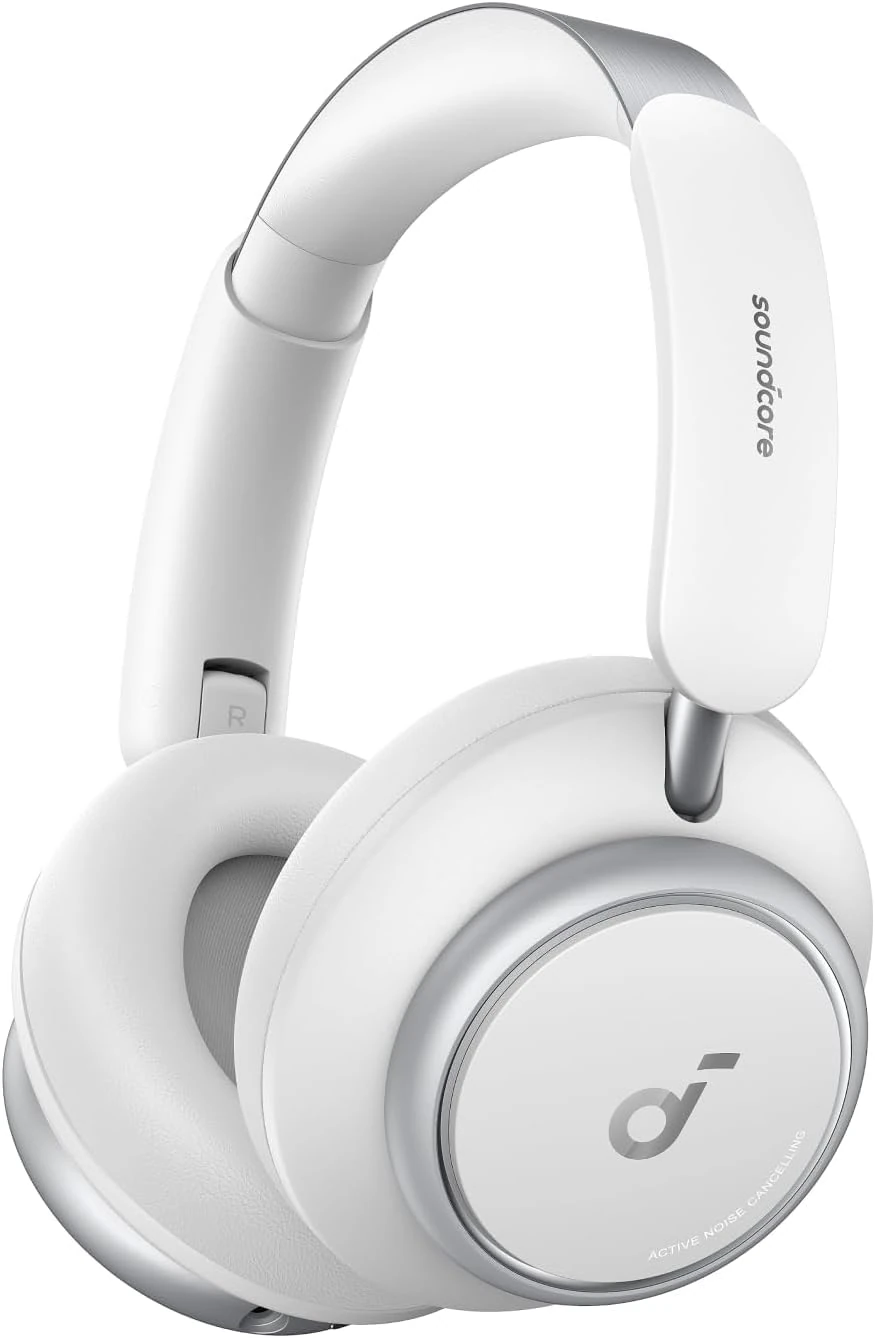 soundcore by Anker Space Q45 Adaptive Noise Cancelling Headphones, Reduce Noise By Up to 98%, Ultra Long 50H Playtime, App Control, Hi-Res Sound with Details, Bluetooth 5.3, Ideal for Traveling