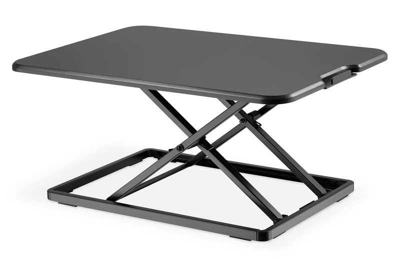 Digitus Ergonomic sit/stand desk attachment - 6 height settings - 8kg load capacity - 67x47 cm work surface - Standing desk - Black - Image 1